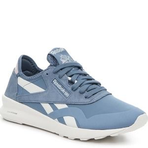 Reebok Women's Classic Nylon SP Sneaker Blue White Size 8.5 US BRAND NEW In Box
